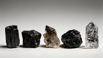 Black Tourmaline, Obsidian, Smoky Quartz, Black Onyx & Black Rutilated Quartz: Which Protection Crystal Do You Need - JING Balance