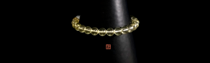 Wearable Feng Shui crystal bracelet with Citrine and Golden Rutilated Quartz for Career and Abundance- JING Balance
