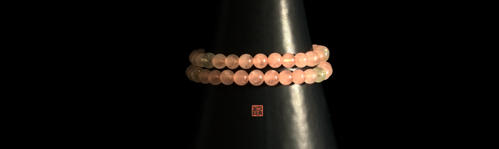 Wearable Feng Shui crystal bracelet with Rose Quartz for Love and Connection- JING Balance
