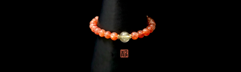 Wearable Feng Shui crystal bracelet with Sunstone for Career and Abundance - JING Balance