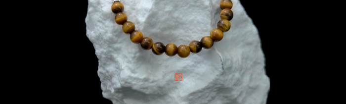 Wearable Feng Shui crystal bracelet with Tiger's Eye for Abundance and Confidence- JING Balance