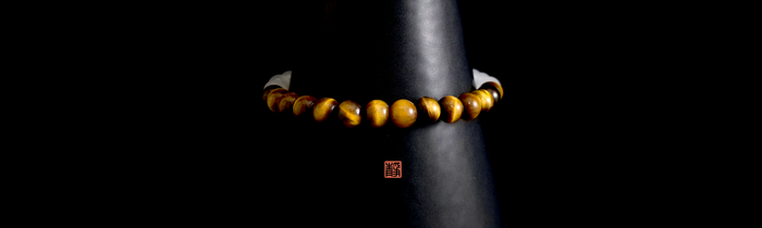 Wearable Feng Shui crystal bracelet with Tiger's Eye for Abundance and Confidence- JING Balance