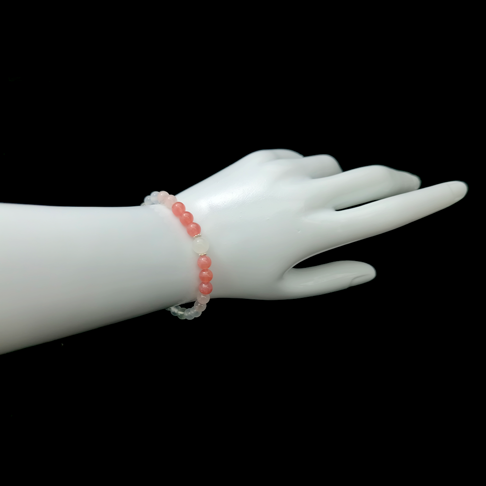 Tranquil Flame bracelet worn on wrist ¨C handcrafted Feng Shui jewelry for Sleep & Recovery.