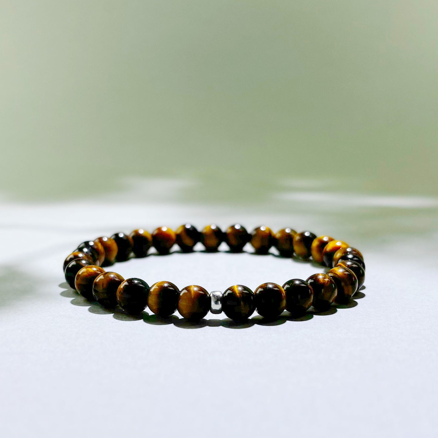 Tiger’s Eye crystal bracelet for focus, consistency, and staying on track