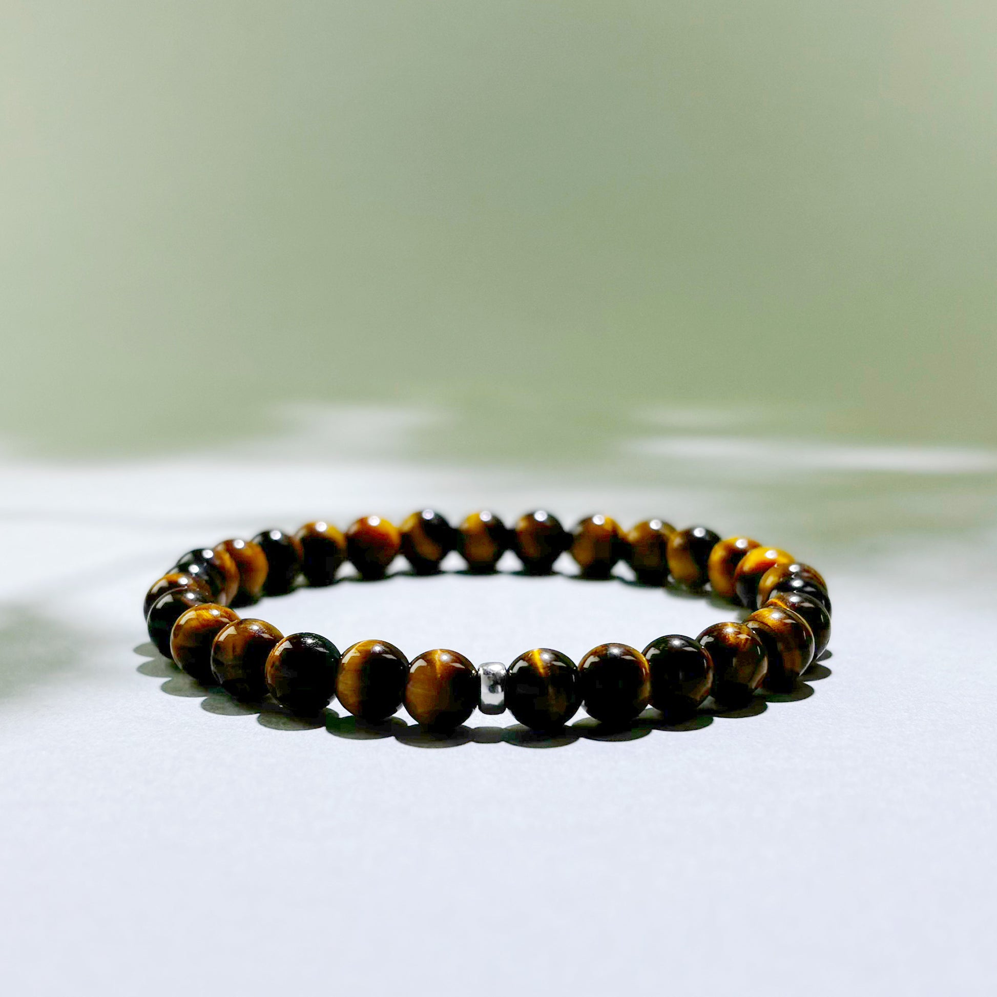 Tiger’s Eye crystal bracelet for focus, consistency, and staying on track
